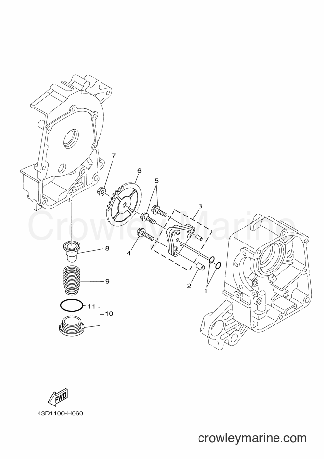 2012 ATV YFM90R - YFM90R (43DB) [010] - OIL PUMP
