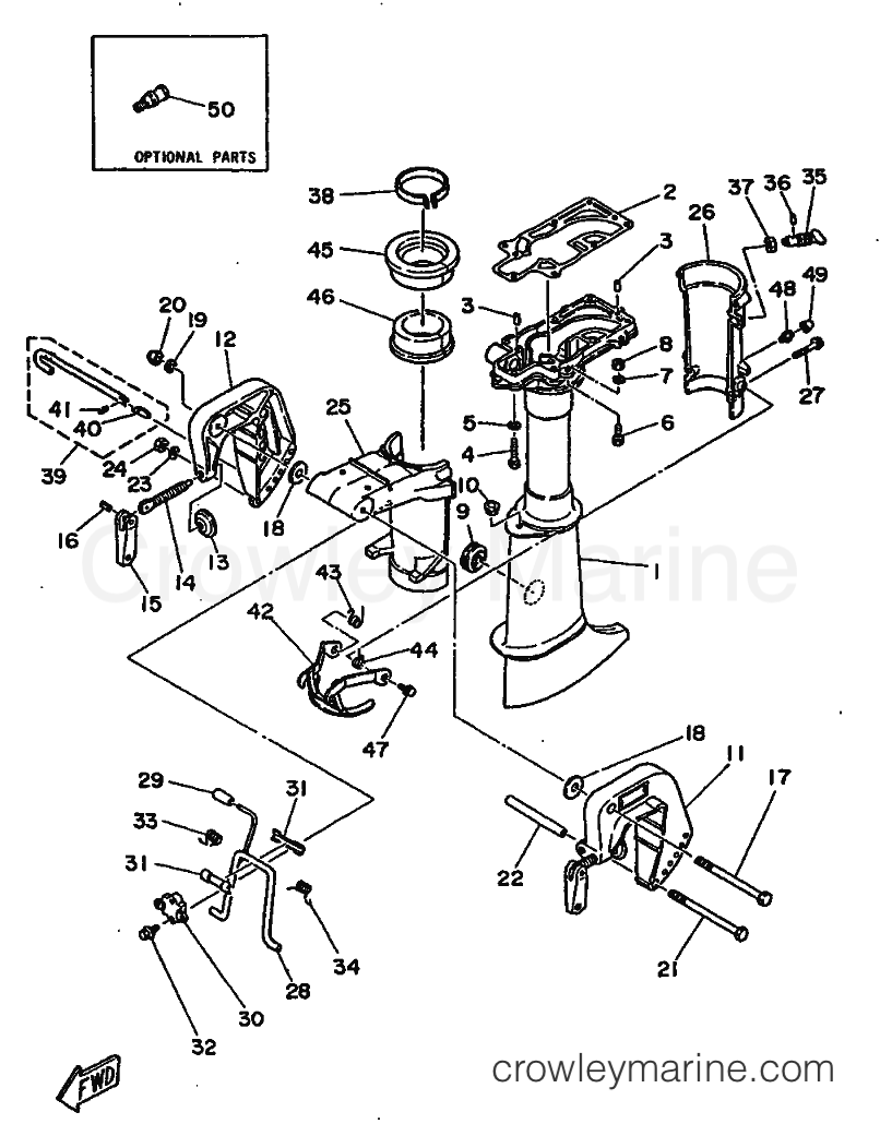Yamaha Motors 4AC (6E0) [999] - UPPER CASING & BRACKET