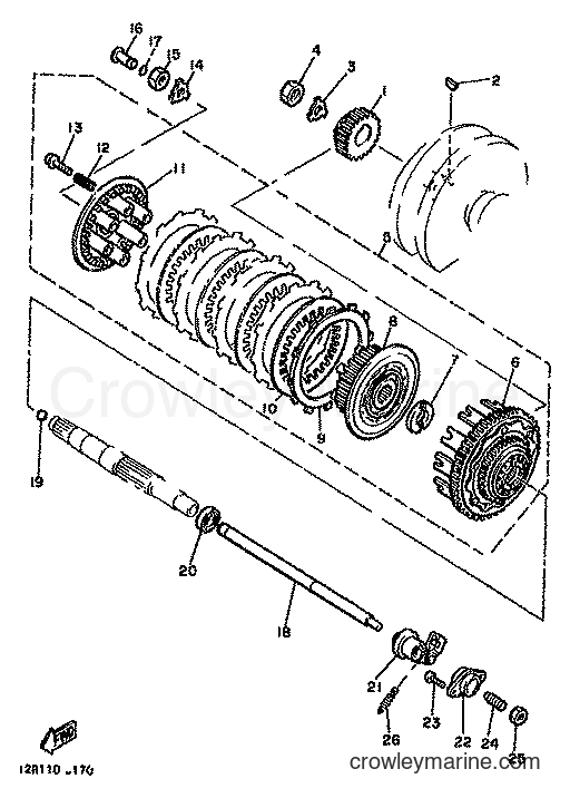 Yamaha Motors XS400 (12E) [999] - CLUTCH
