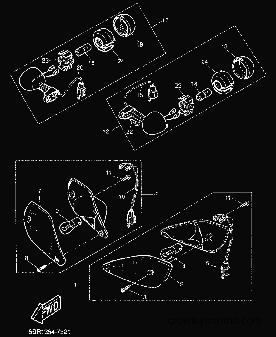 2000 Scooter YQ50 - YQ50 (5HEN) [010] - FLASHER LIGHT