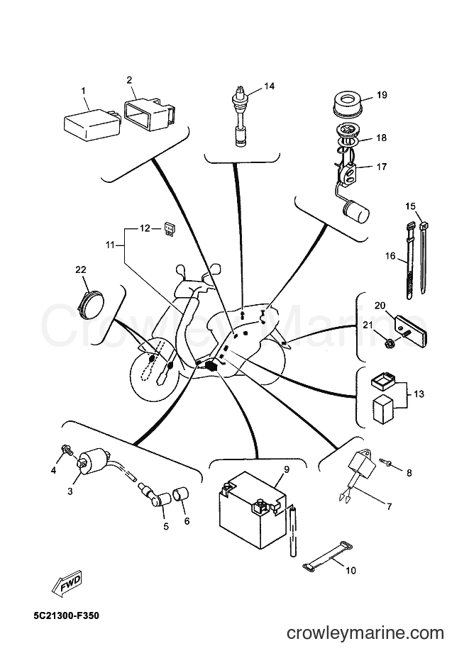 Yamaha Motors YN50 (5C21) [010] - ELECTRICAL 2