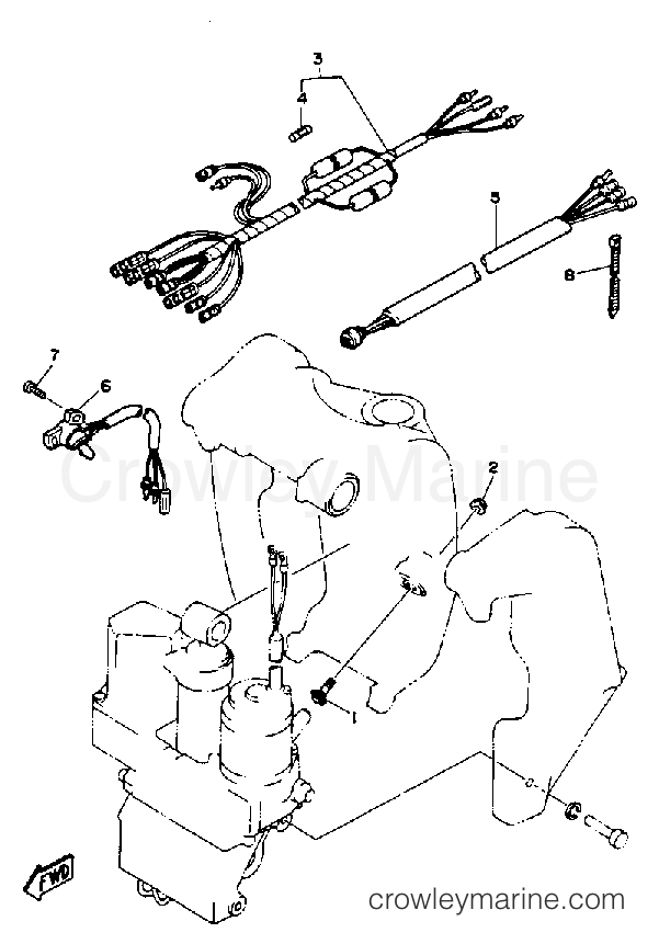 Yamaha Motors 200TJRQ - BRACKET 2
