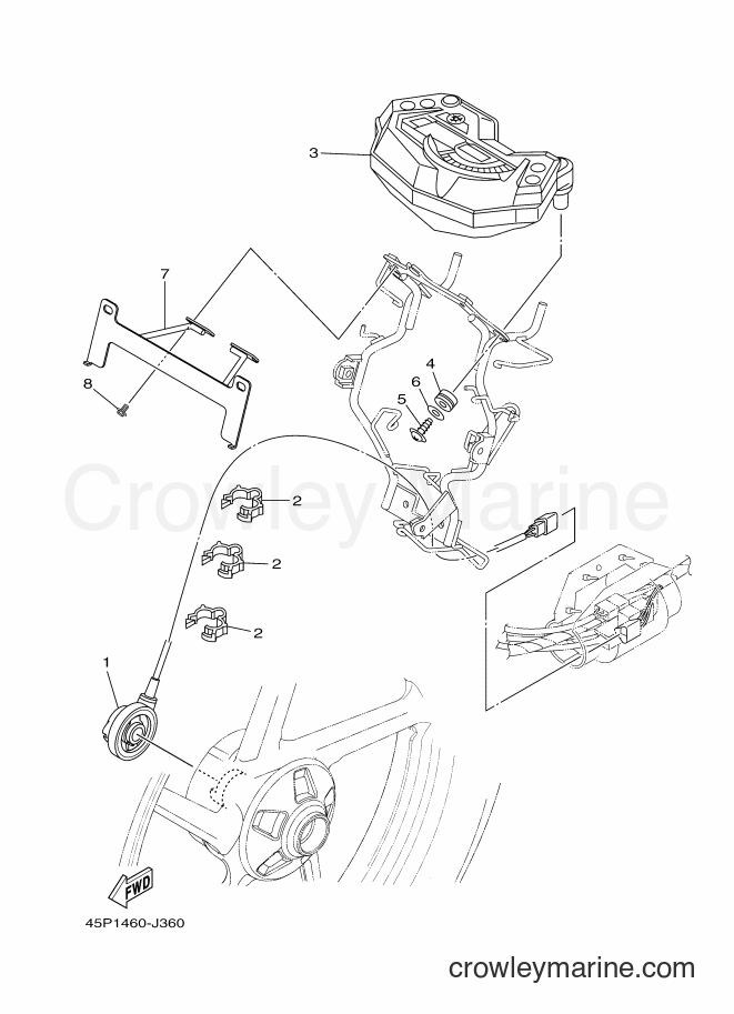 2014 Street Bike AC150B - AC150B (45P5) [010] - METER