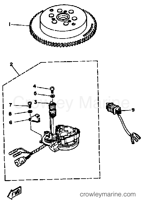 Yamaha Motors 30ELH - GENERATOR (30E)