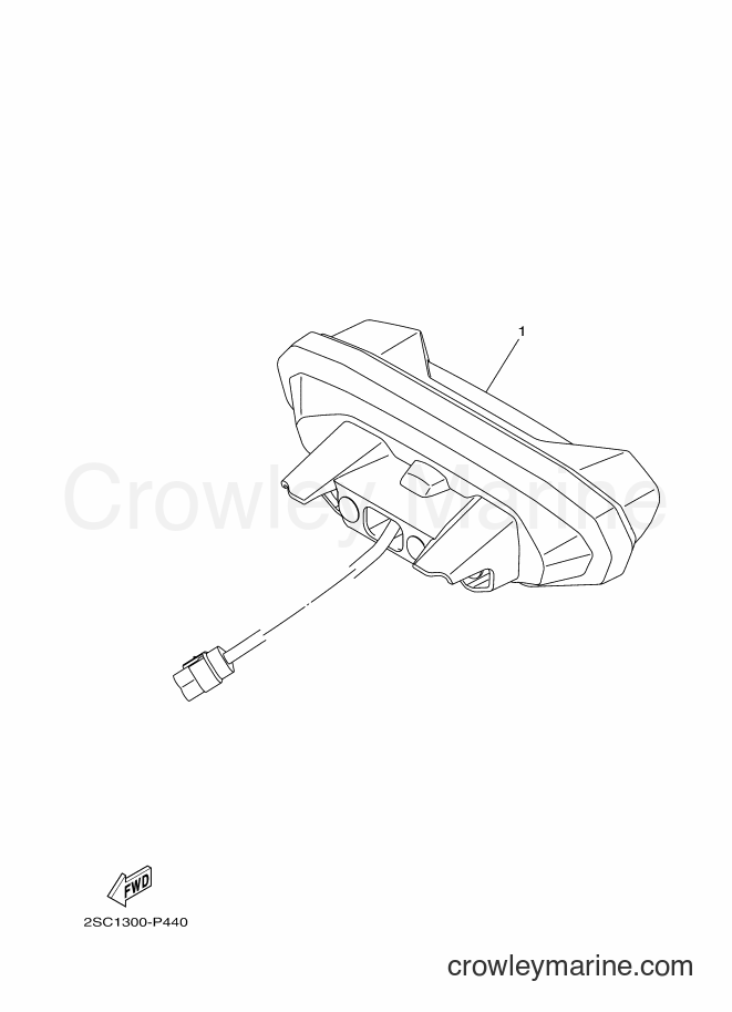 2017 Street Bike MT09TRA - MT09TRA (2SCL) [010] - TAILLIGHT