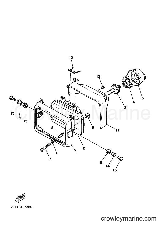 Yamaha Motors TW200E (3AWK) [010] - HEADLIGHT