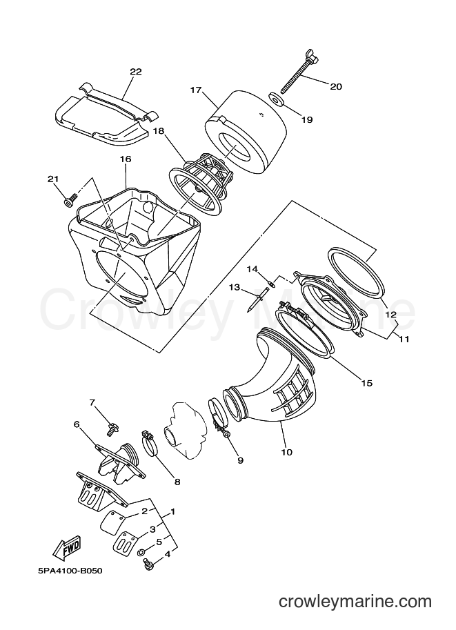 2003 Dirt Bike YZ85 - YZ85 (5PA4) [040] - INTAKE