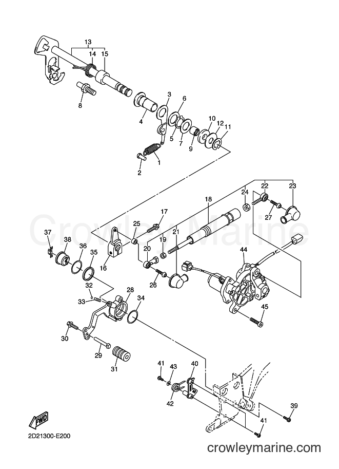 2006 Sport Bike FJR1300AS - FJR1300AS (2D22) [010] - SHIFT SHAFT