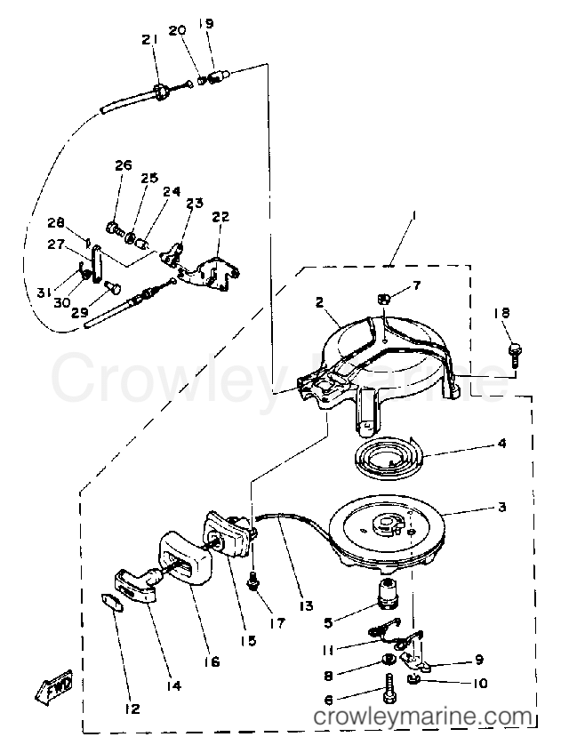Yamaha Motors 4MLHQ - MANUAL STARTER
