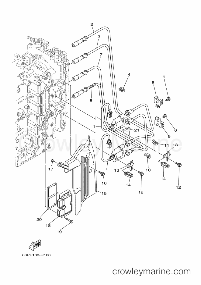 Yamaha Motors F150B (63PF) [310] - ELECTRICAL 1