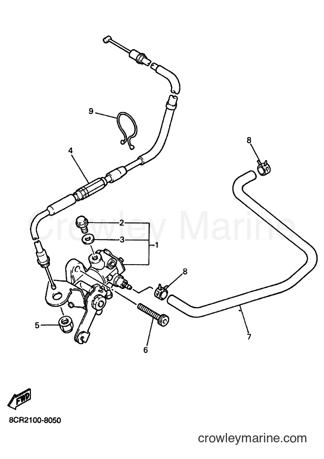 1998 Snowmobile VX500ZER - VX500ZER (8DD2) [020] - OIL PUMP
