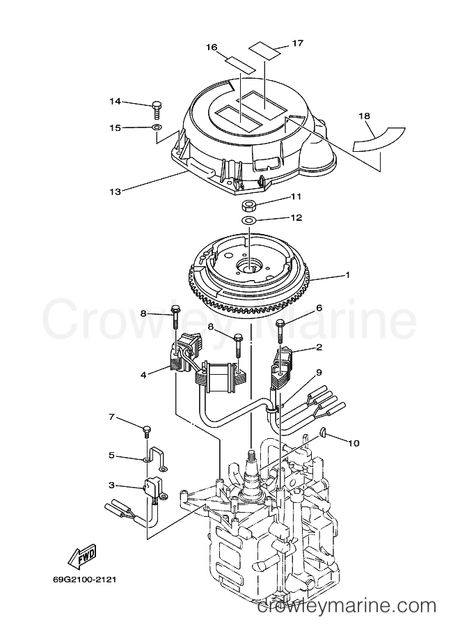 Yamaha Motors T8MLHF (60S3) [040] - GENERATOR