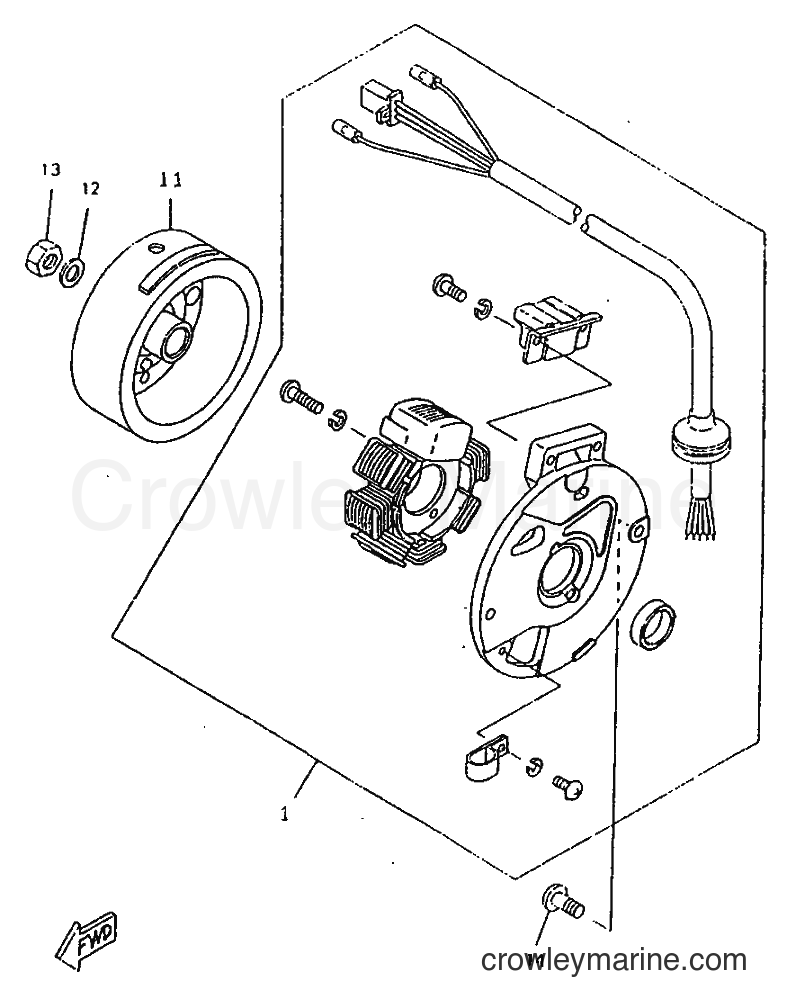 1998 Scooter CW50RSP - CW50RSP (4URD) [999] - GENERATOR