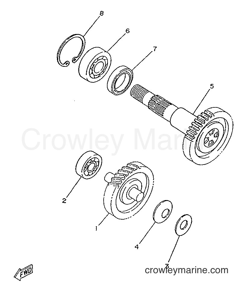 1996 Scooter YA50F - YA50F (4SN2) [999] - TRANSMISSION