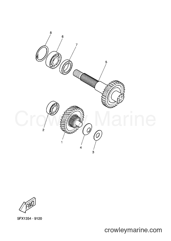 Yamaha Motors YN50 (2APH) [050] - TRANSMISSION