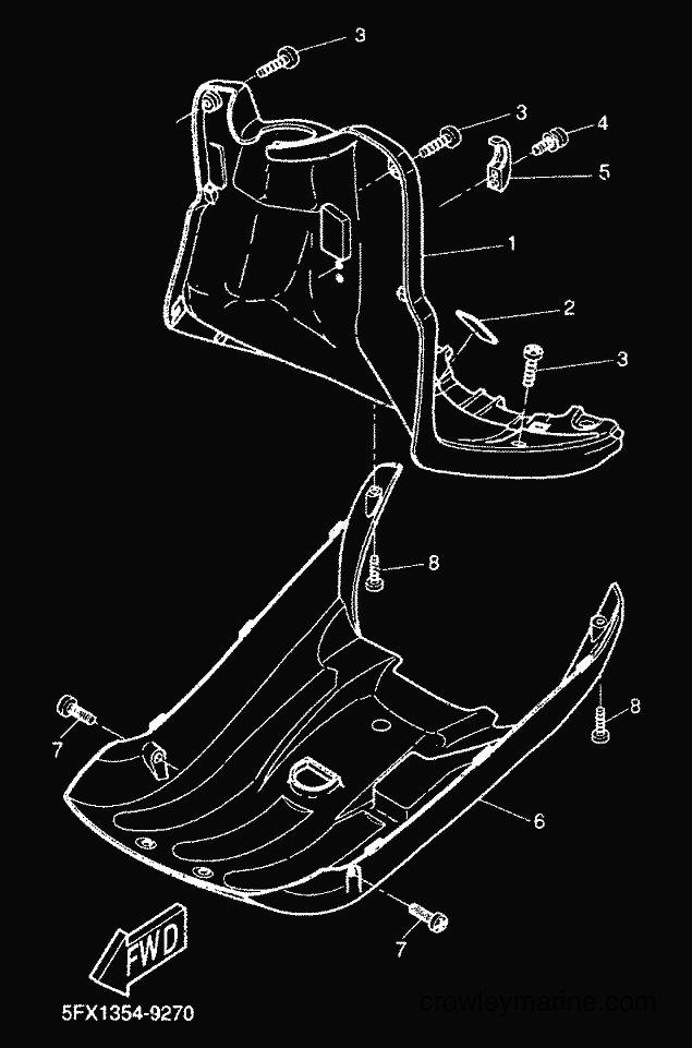 Yamaha Motors CW50RS (5FXG) [010] - LEG SHIELD