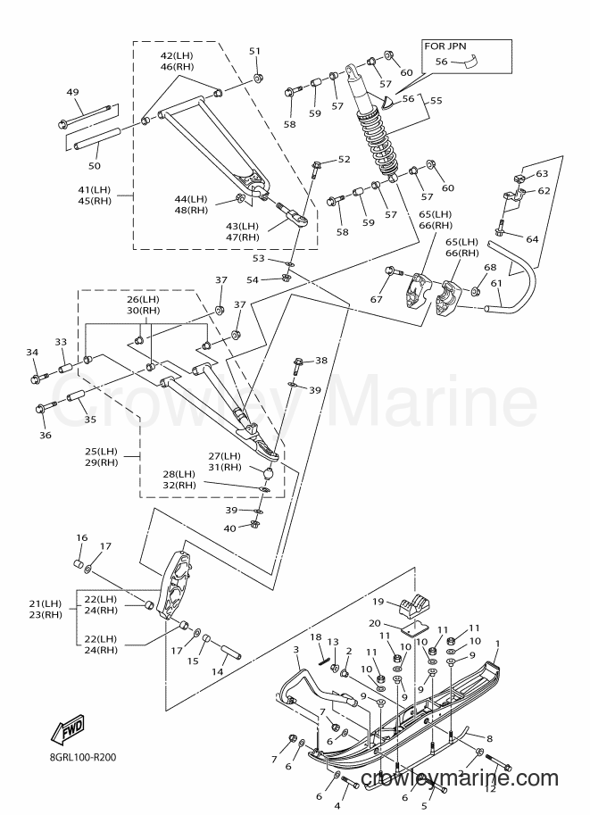 2016 Snowmobile RPZ50MP - RPZ50MP (8GRL) [010] - SKI