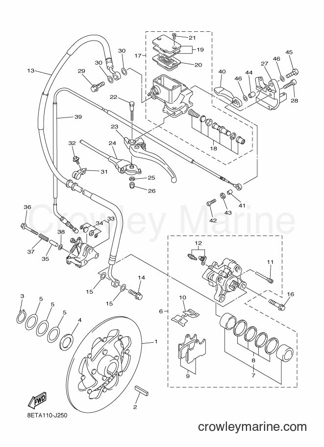 Yamaha Motors RS10VT (8ETH) [020] - BRAKE