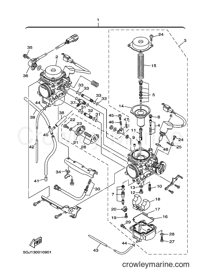 2002 Scooter XP500 - XP500 (5GJ5) [060] - CARBURETOR