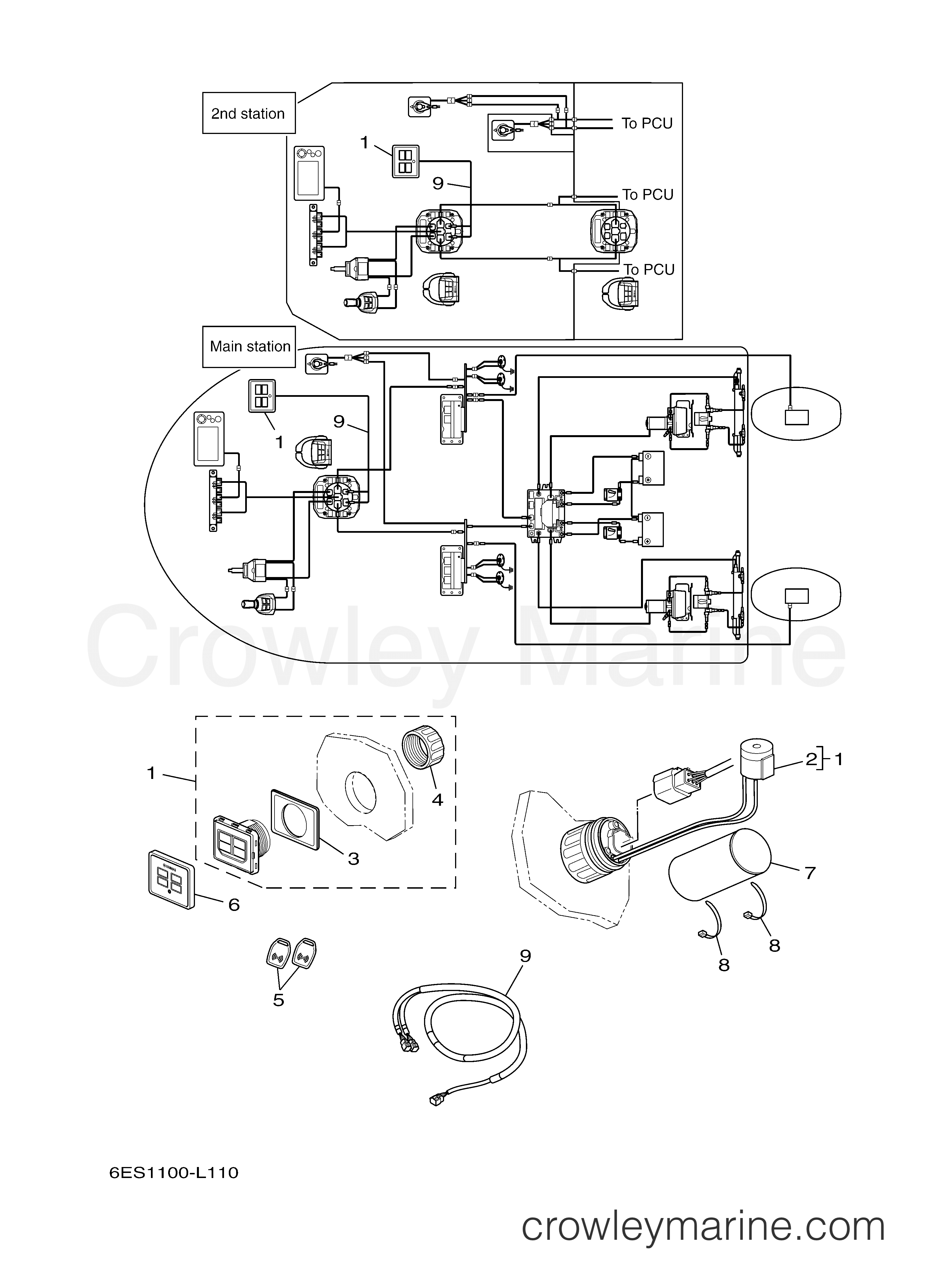Yamaha Motors Helm Master 2013 - EKS ASSY (TWIN)