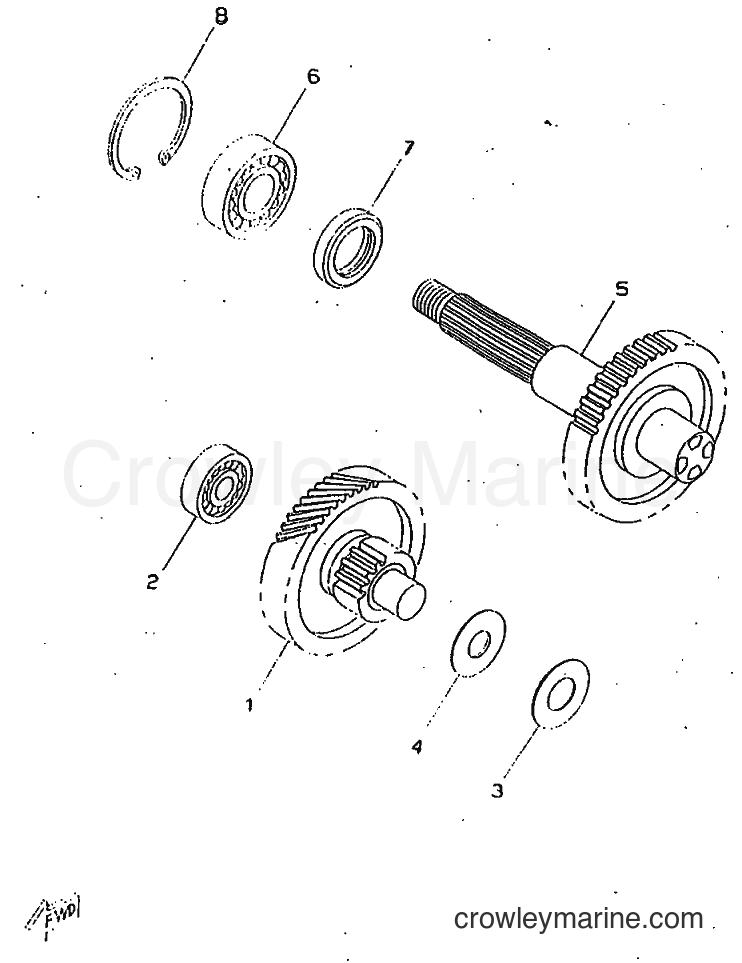 1998 Scooter CW50RSP - CW50RSP (4WT3) [010] - TRANSMISSION