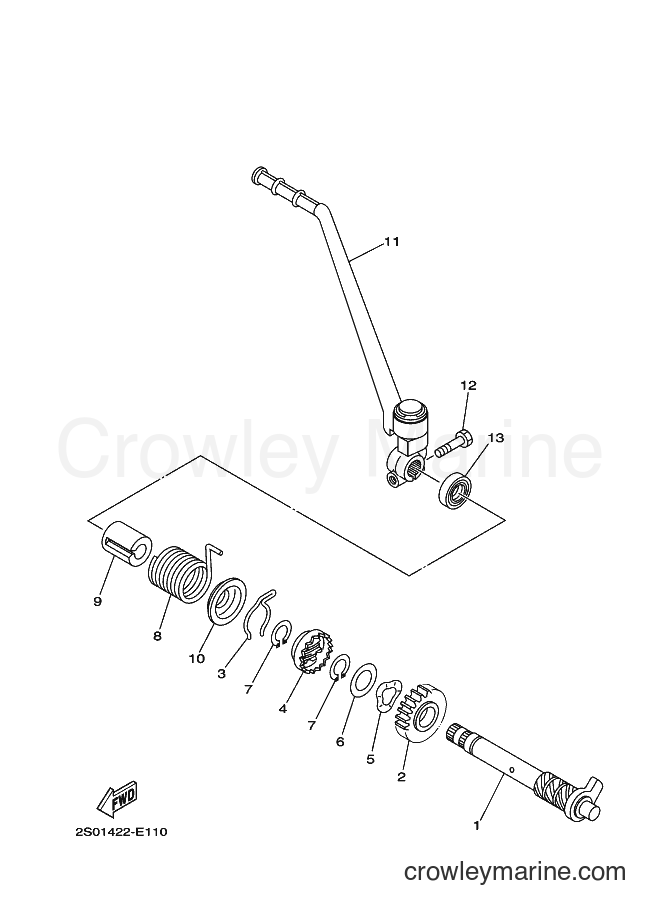 Yamaha Motors T110SE (5B9C) [010] - STARTER