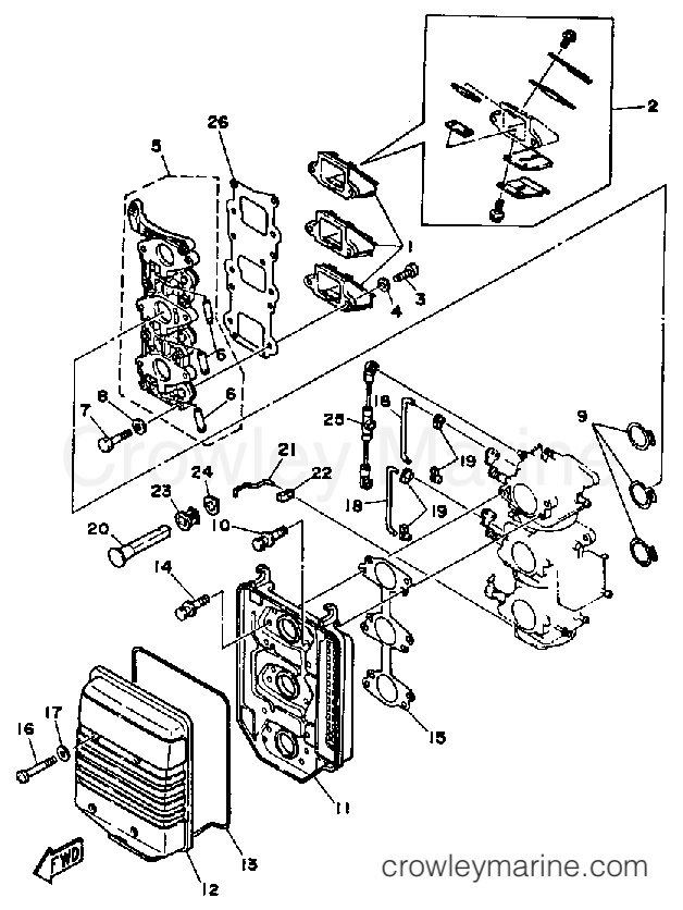 Yamaha Motors 30ELH - AIR CLEANER