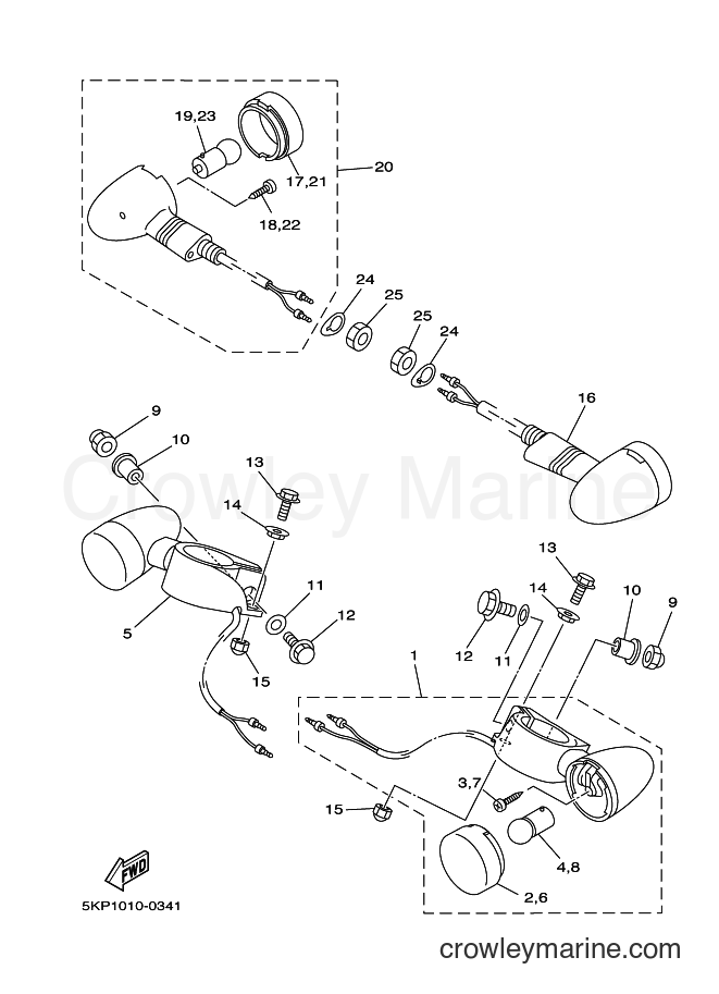Yamaha Motors XVS400C (35C7) [010] - FLASHER LIGHT 2