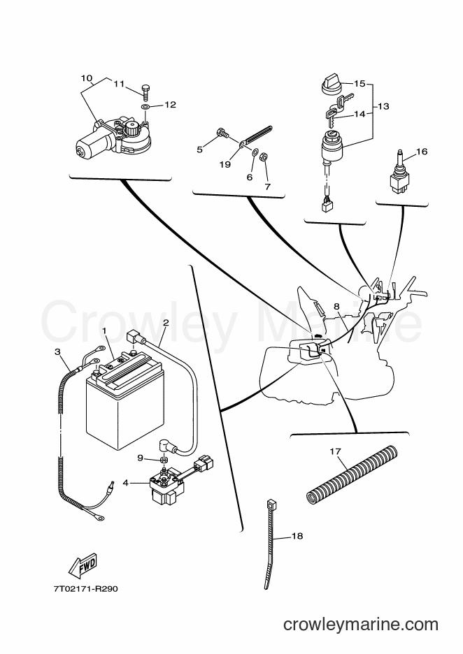 Yamaha Motors YT660 (7T02) [010] - ELECTRICAL 1