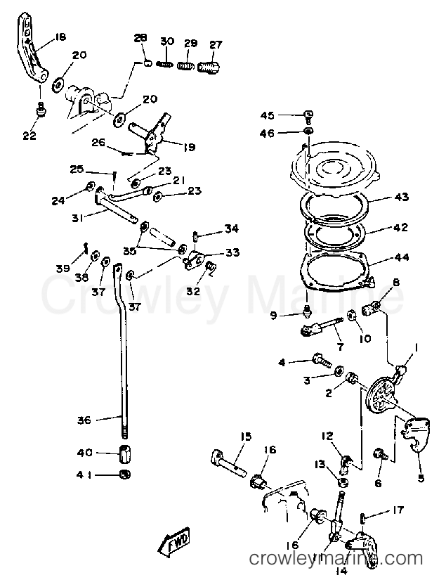 Yamaha Motors C30ELRQ - CONTROL ENGINE
