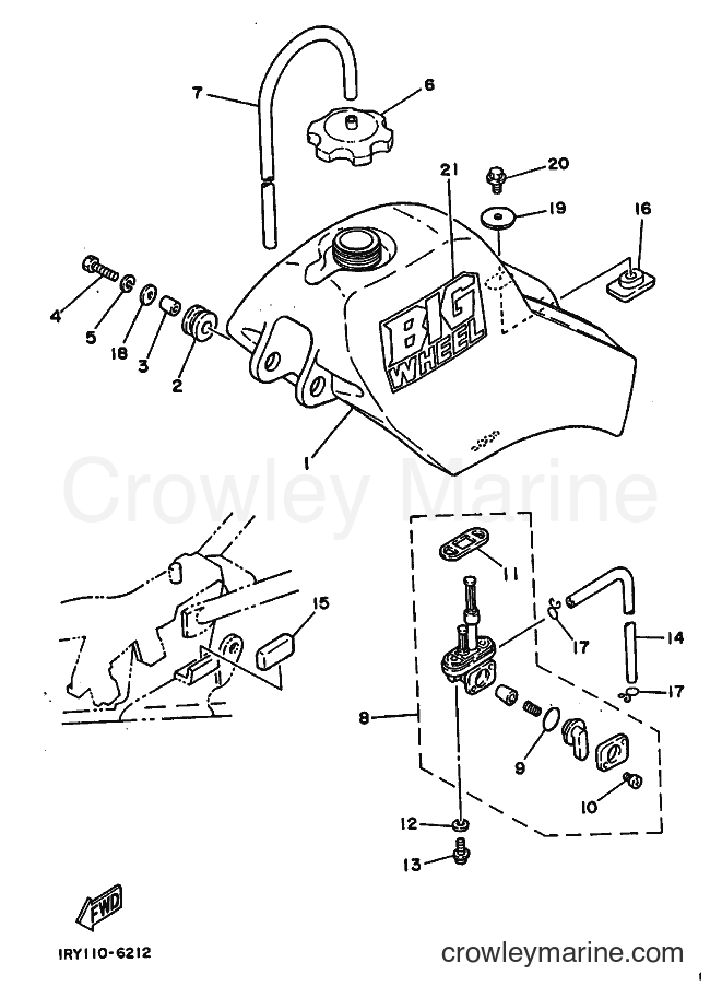 Yamaha Motors BW80 (3PS1) [010] - FUEL TANK