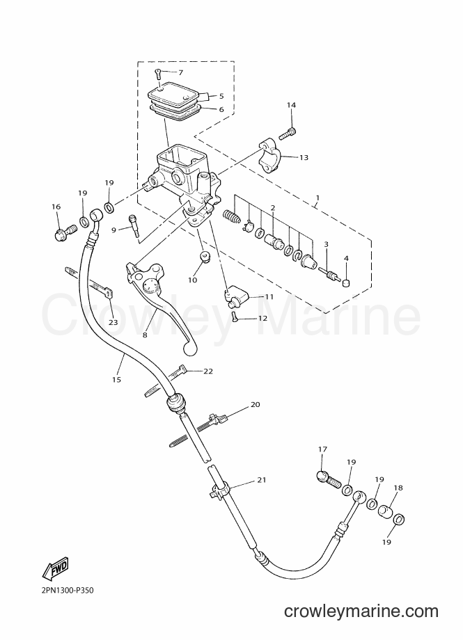 2016 Street Bike XJR1300C - XJR1300C (2PN3) [010] - FRONT MASTER CYLINDER 2