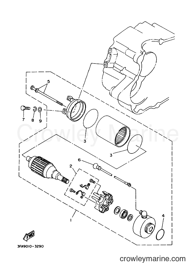 Yamaha Motors YFA-1 (3FAD) [999] - STARTING MOTOR