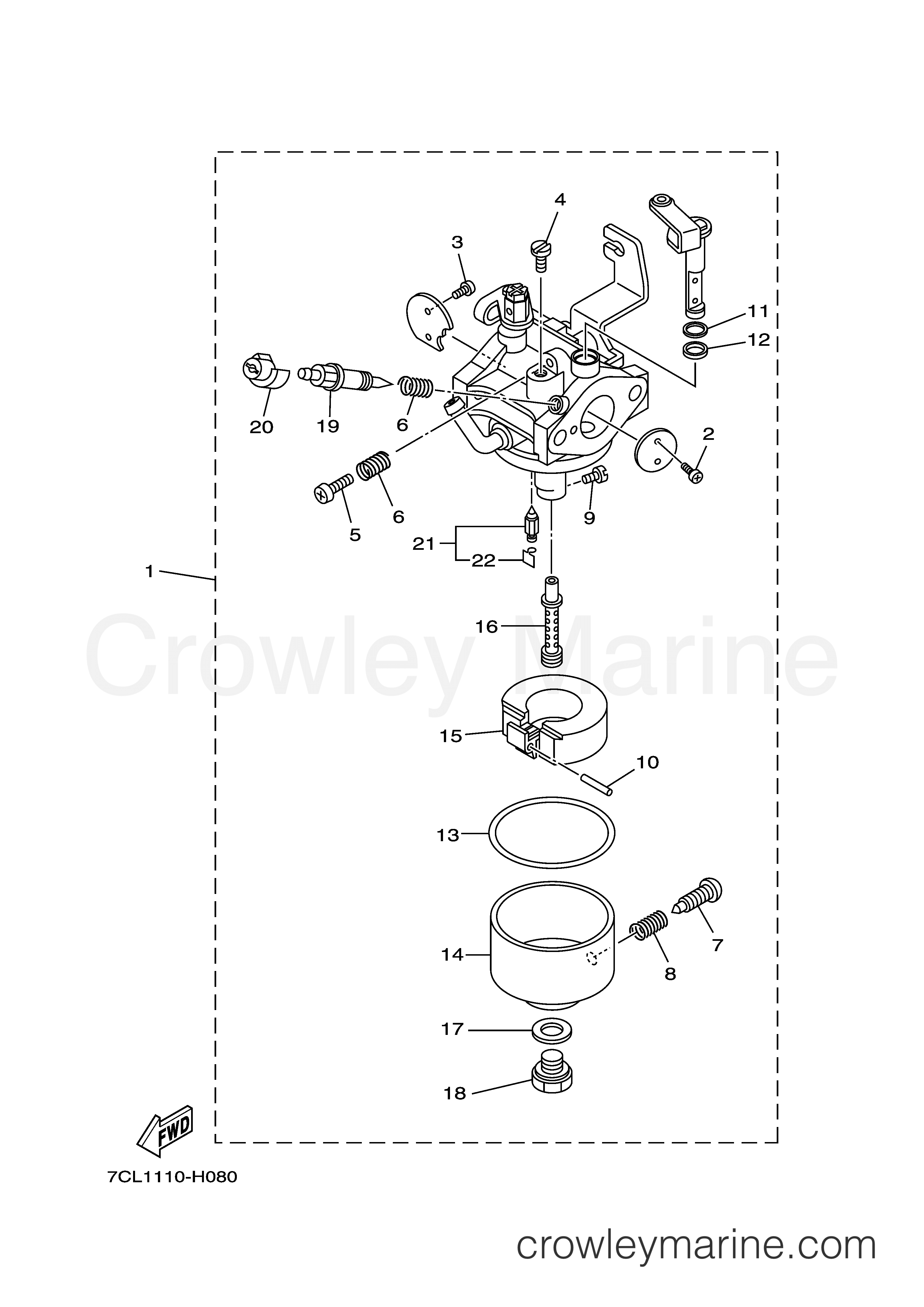 Yamaha Motors MZ125A1PU - CARBURETOR