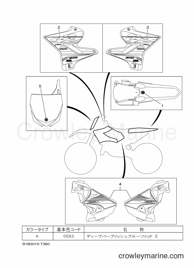 2018 Dirt Bike YZ125X - YZ125X (B1B2) [010] - GRAPHIC & EMBLEM