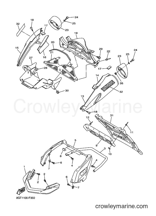 2007 Snowmobile RX10S - RX10S (8GT1) [020] - BUMPER