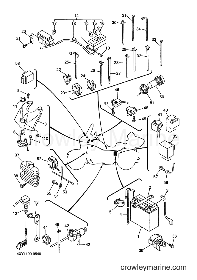 1999 Cruiser XVZ13TF - XVZ13TF (4XY3) [010] - ELECTRICAL 1