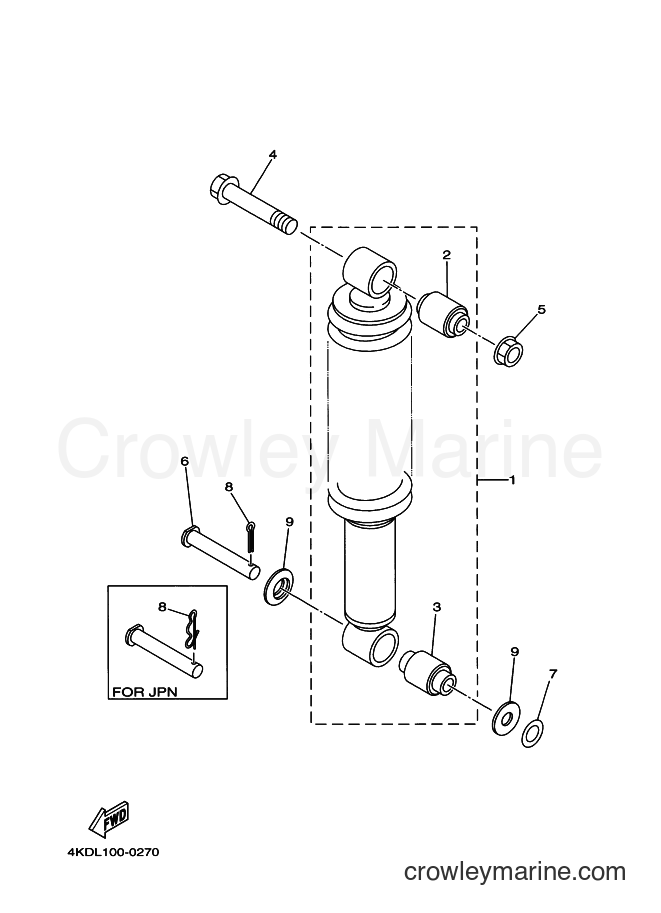 2000 ATV YFB250FW - YFB250FW (4KDM) [020] - REAR SUSPENSION