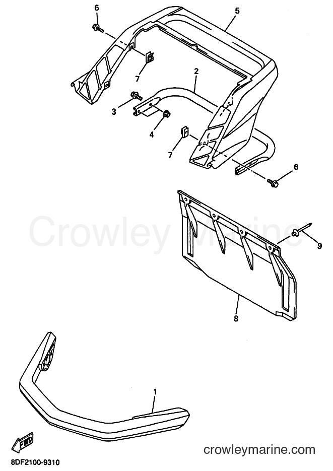 Yamaha Motors SRX700S (8DW4) [020] - BUMPER