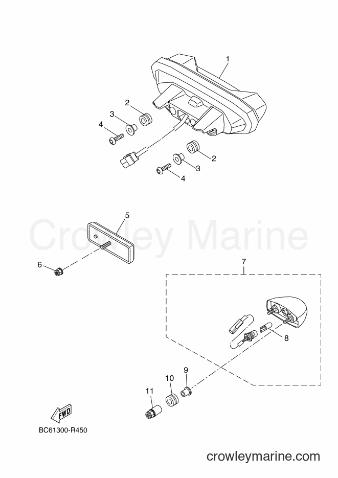 2016 Street Bike MTT690-A - MTT690-A (BC61) [030] - TAILLIGHT