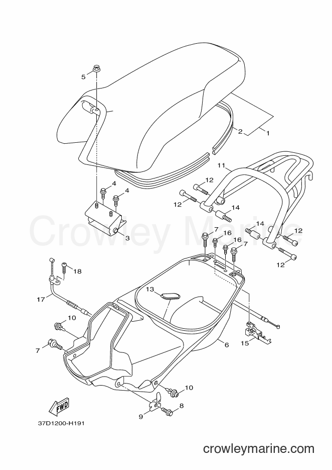 2012 Scooter YW125 - YW125 (37D4) [010] - SEAT