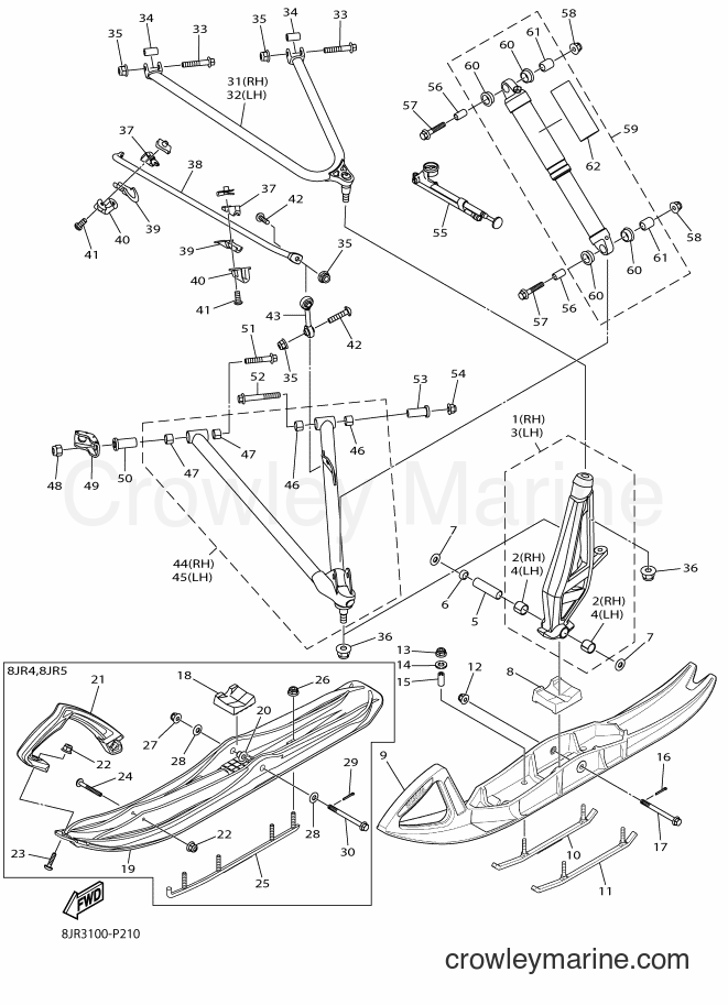 2015 Snowmobile SRV10XS - SRV10XS (8JR4) [010] - SKI