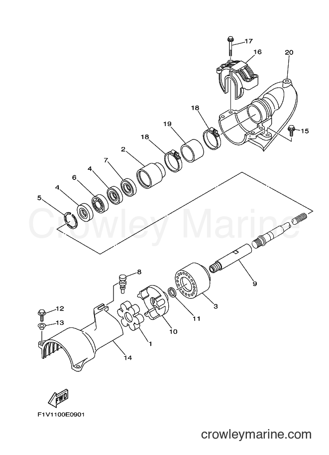 Yamaha Motors VX700-E (F1V1) [010] - JET UNIT 2
