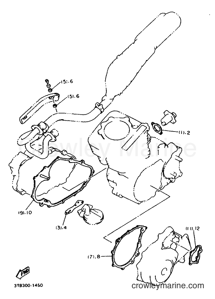 1991 Dirt Bike XT600E - XT600E (3UX2) [999] - ALTERNATE FOR ENGINE