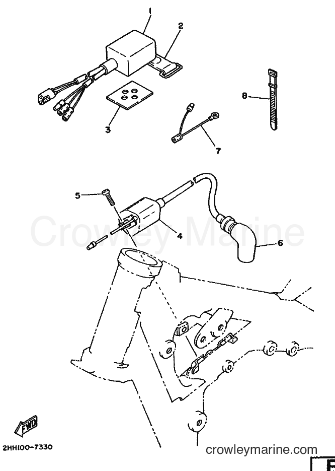 1988 Dirt Bike YZ250 - YZ250 (2VM0) [010] - ELECTRICAL 1
