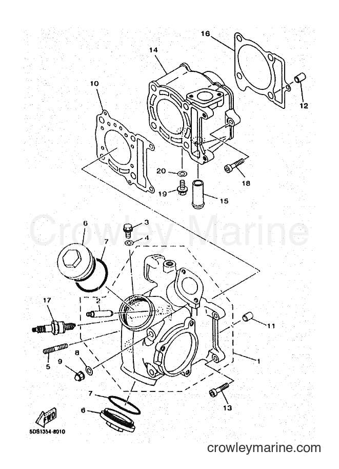 Yamaha Motors YP125E (5DSL) [010] - CYLINDER
