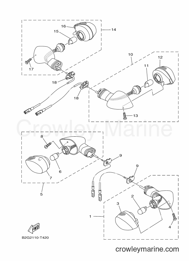 2018 Sport Bike XSR700(MTM690) - XSR700(MTM690) (B2G4) [010] - FLASHER LIGHT