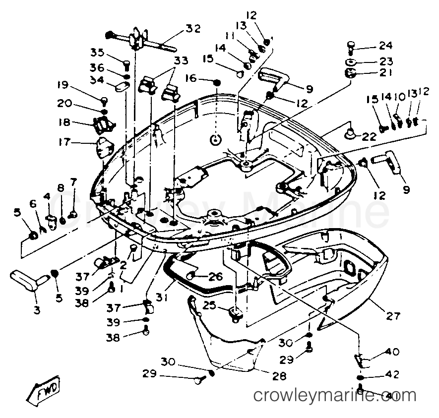Yamaha Motors C115TXRR - BOTTOM COWLING