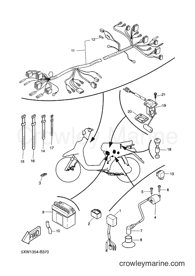 Yamaha Motors CW50 (5XW1) [010] - ELECTRICAL 2