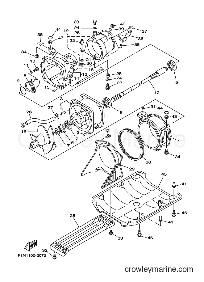 Yamaha Motors JET FOR SJ700AY (64VJ) [01A] - JET UNIT 1